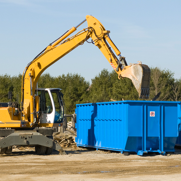 is there a minimum or maximum amount of waste i can put in a residential dumpster in McVeytown